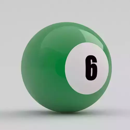 Pool Snooker Ball 6