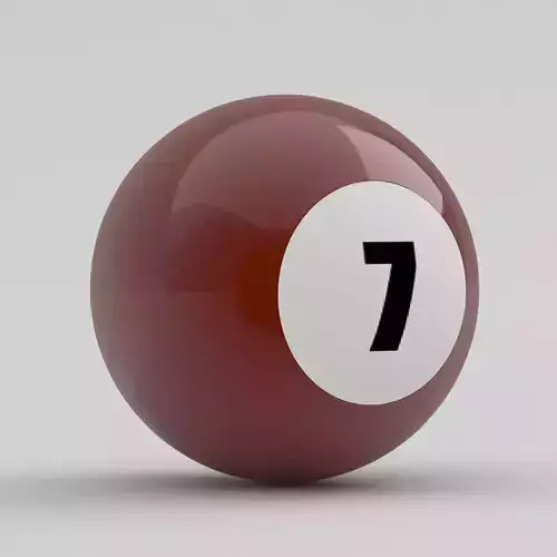 Pool Snooker Ball 7