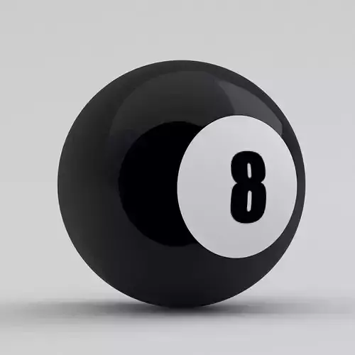 Pool Snooker Ball 8