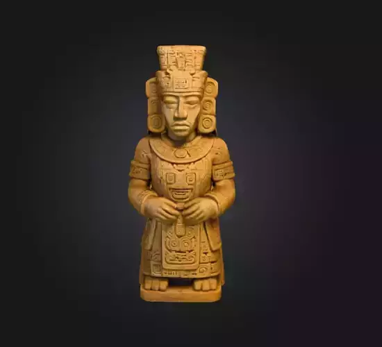 Ancient Guardian Low-poly 3D model