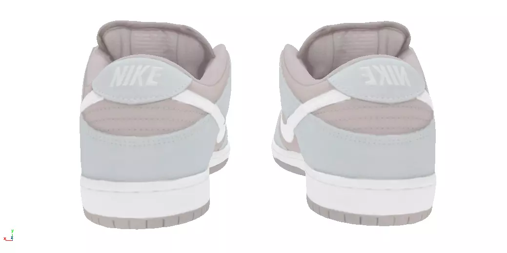 Nike Air SB Dunk low TRD Low-poly 3D model_2