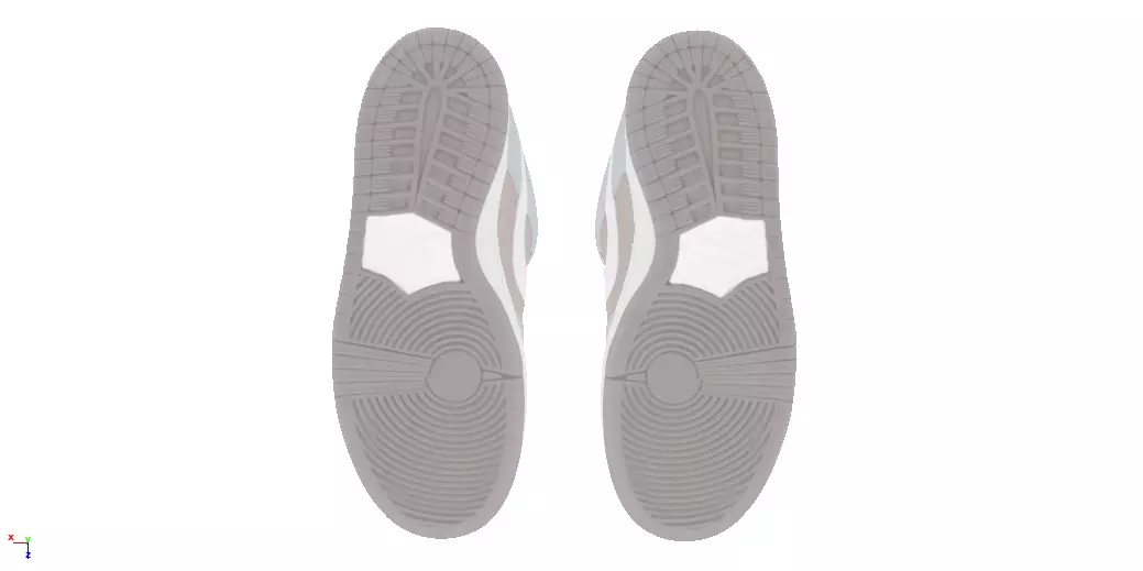 Nike Air SB Dunk low TRD Low-poly 3D model_4