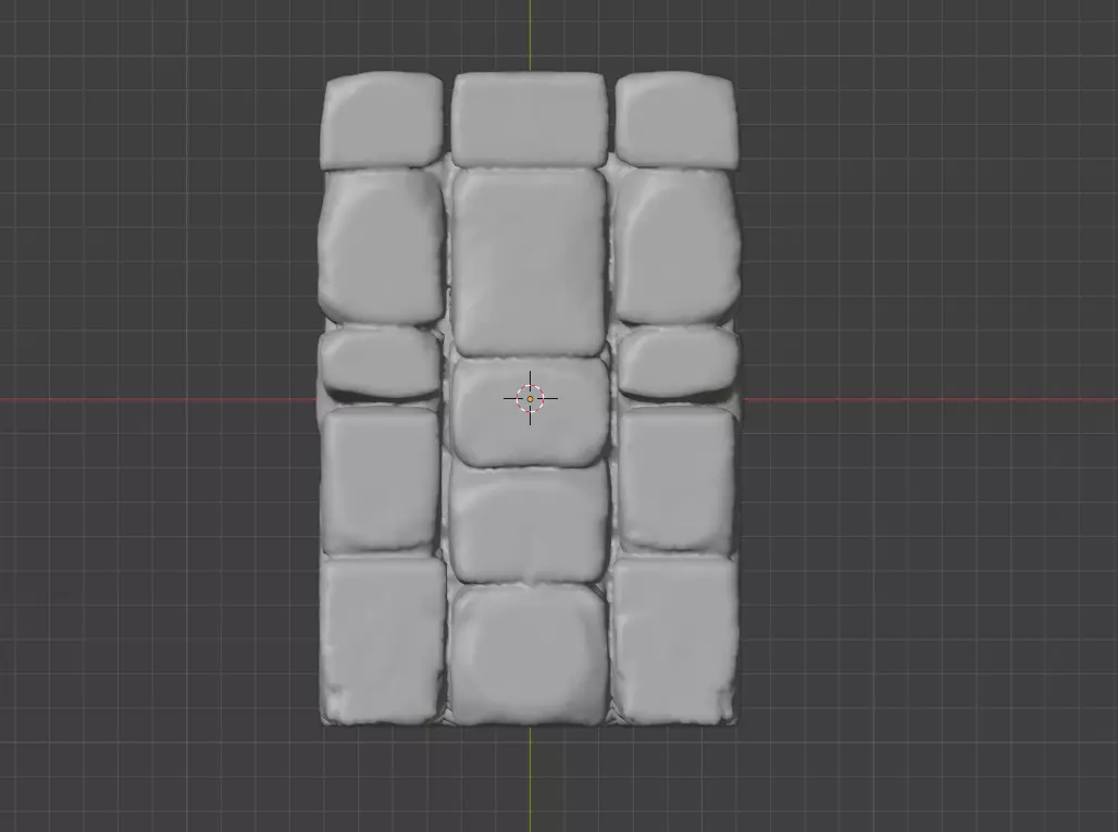 Mossy Stone Stairway Low-poly 3D model_14