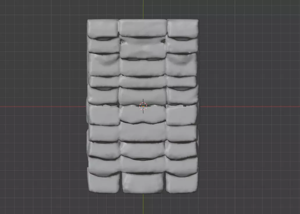 Mossy Stone Stairway Low-poly 3D model_15