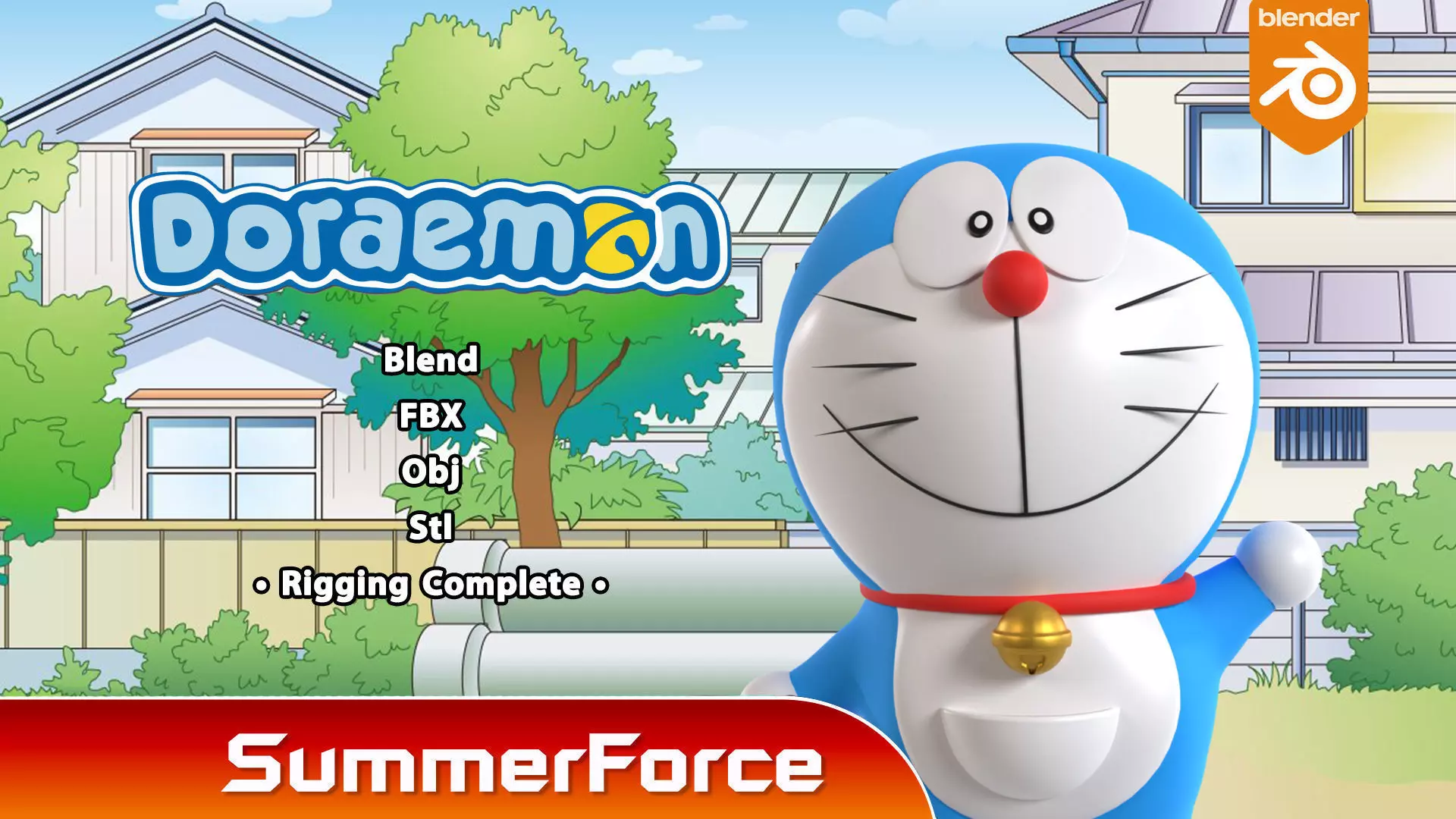 Doraemon - Doraemon 3D model_0