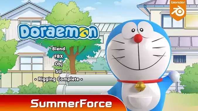 Doraemon - Doraemon 3D model Doraemon - Doraemon 3D model