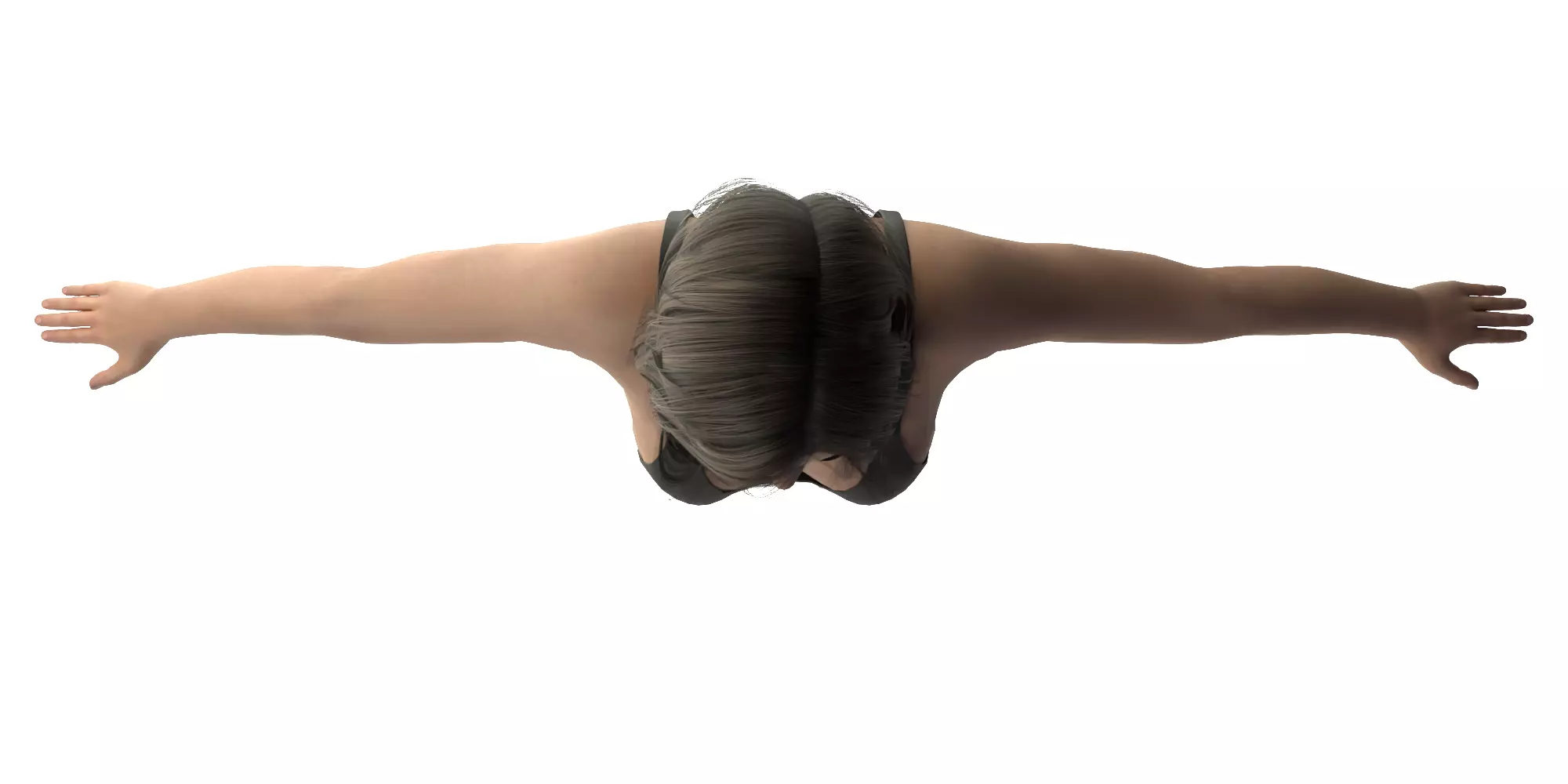 Evelyn - Realistic Female Base Mesh 3D model_20