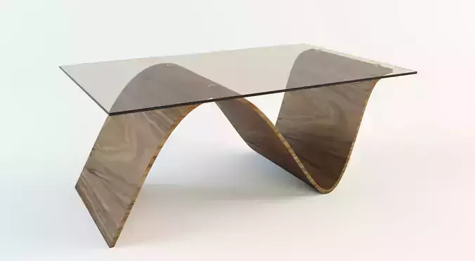 3D Model Coffee Table set 