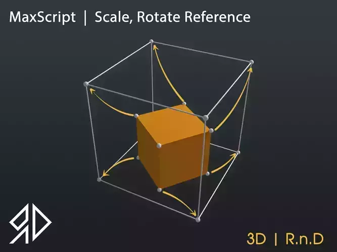 Scale Rotate Reference Maxscript 
