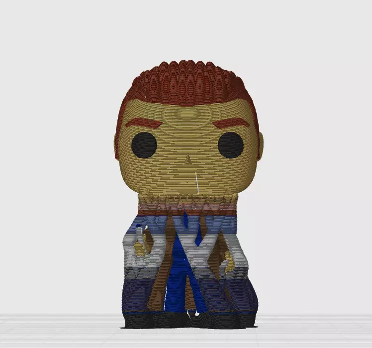 10th Doctor Funko Pop from Doctor Who 3D print model_2