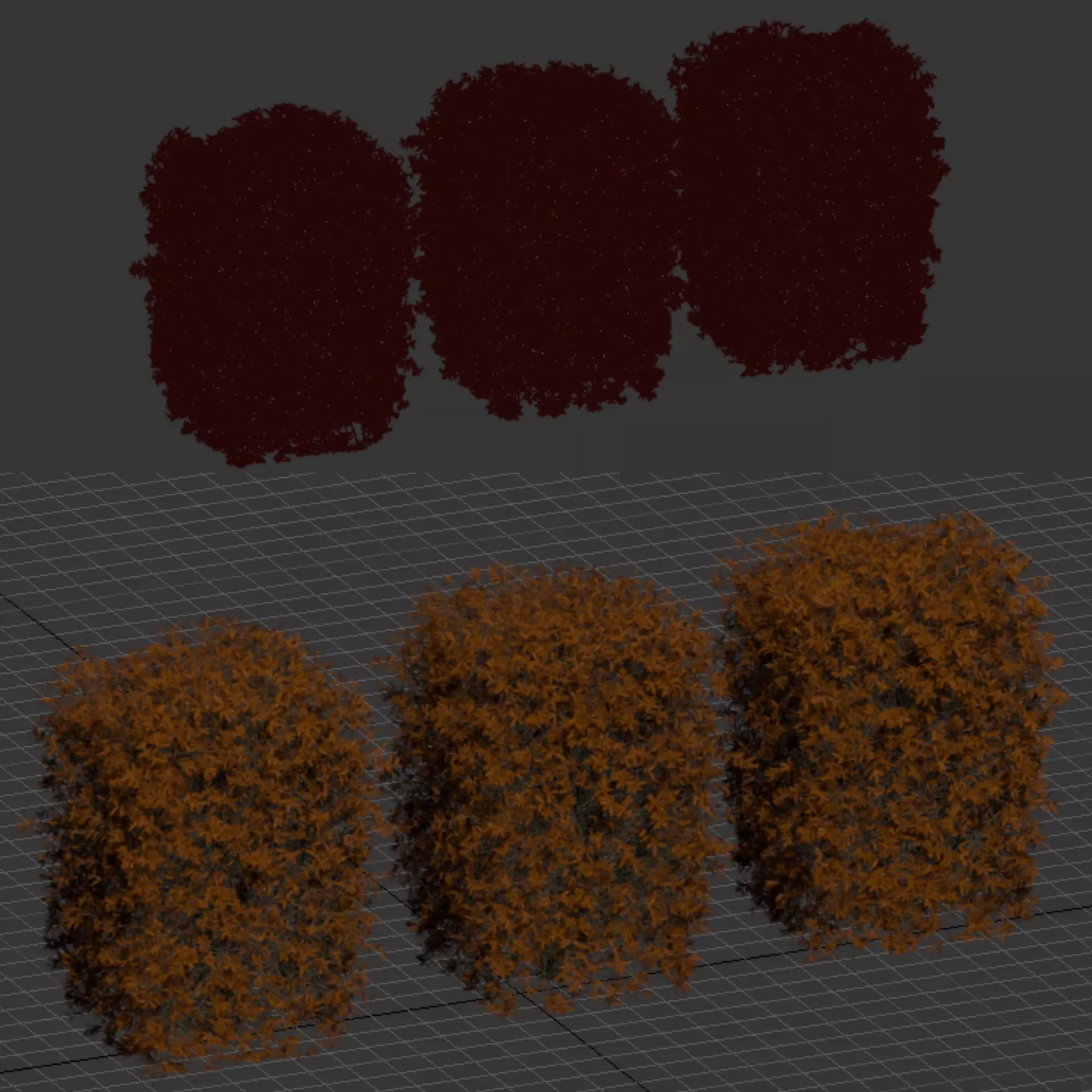 Autumn Boxwood Vol 306 3D model_5