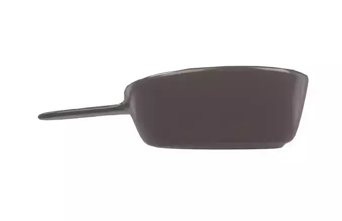 Single sHandle Dessert Bowl v1 002 Low-poly 3D model 2