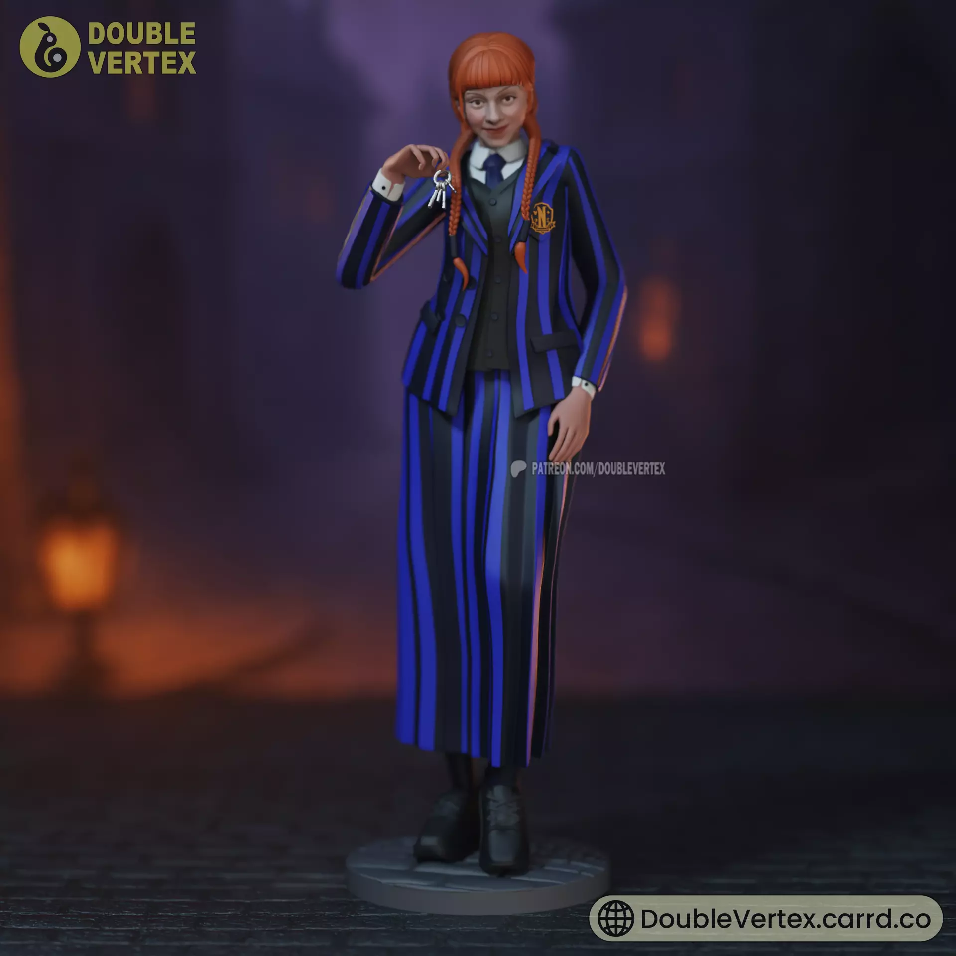 Agnes DeMille - Evie Templeton - Wednesday Figure 3D print model