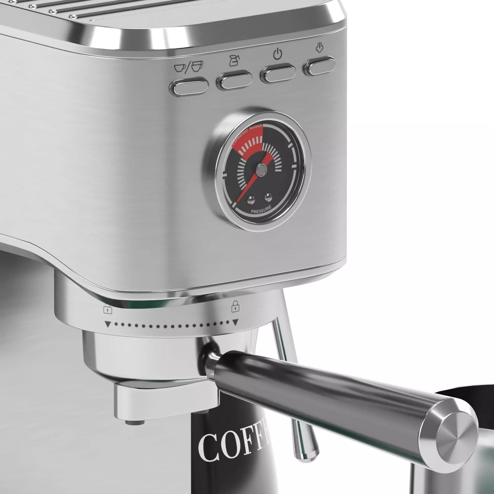 Spacekey espresso coffee machine 3D model_2