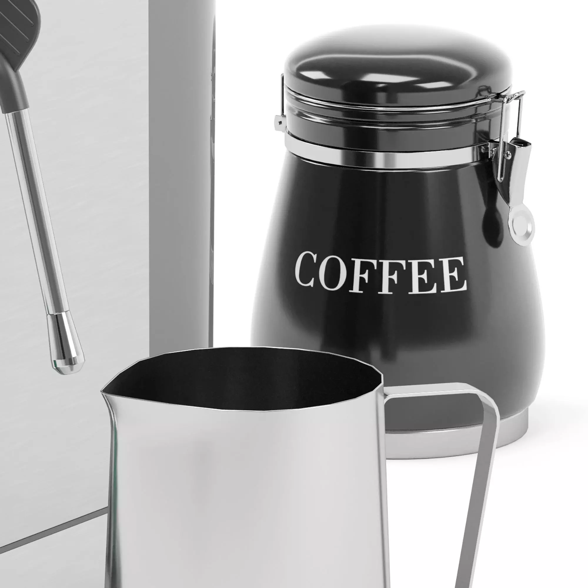 Spacekey espresso coffee machine 3D model_3