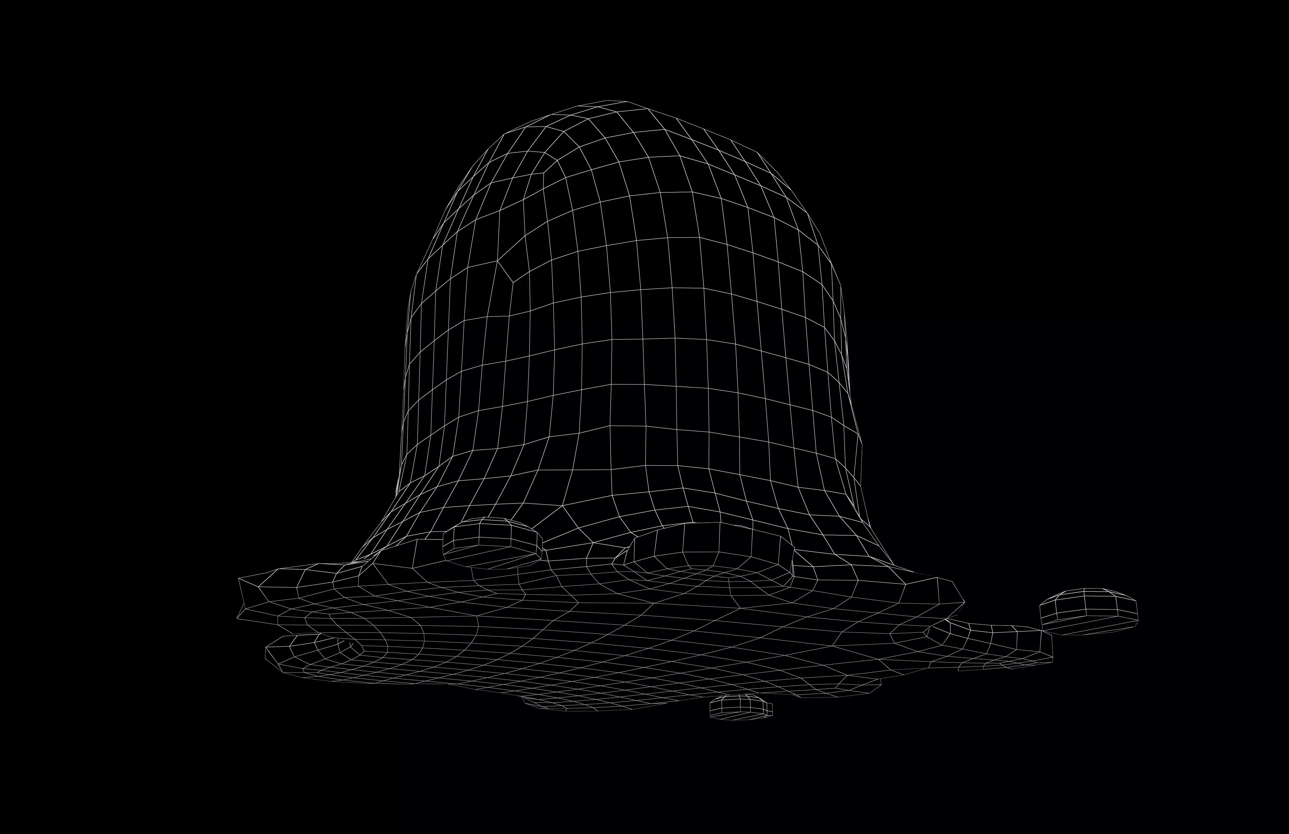 Lowpoly Slime v1 003 Low-poly 3D model_7