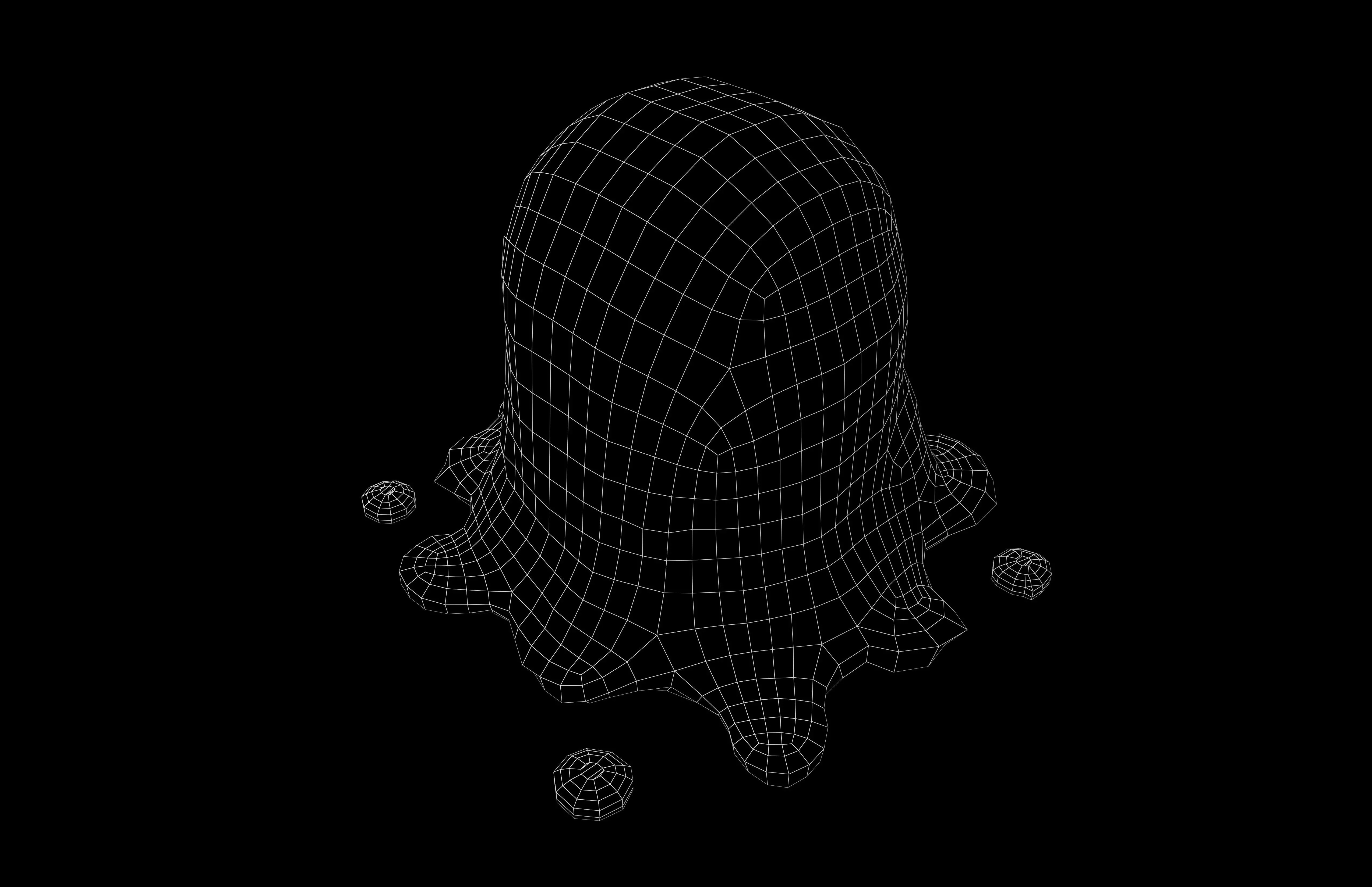 Lowpoly Slime v1 003 Low-poly 3D model_6