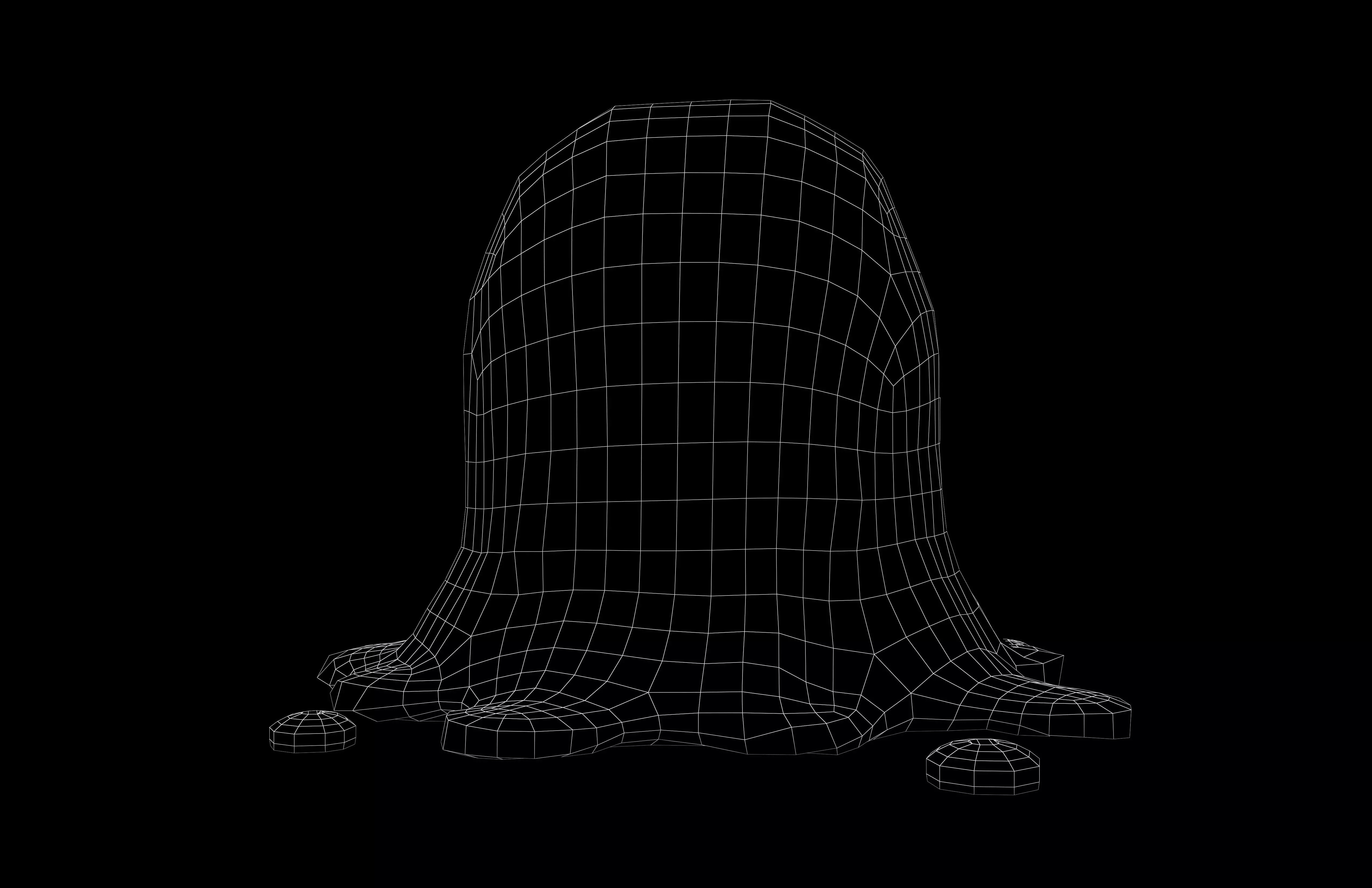 Lowpoly Slime v1 003 Low-poly 3D model_5