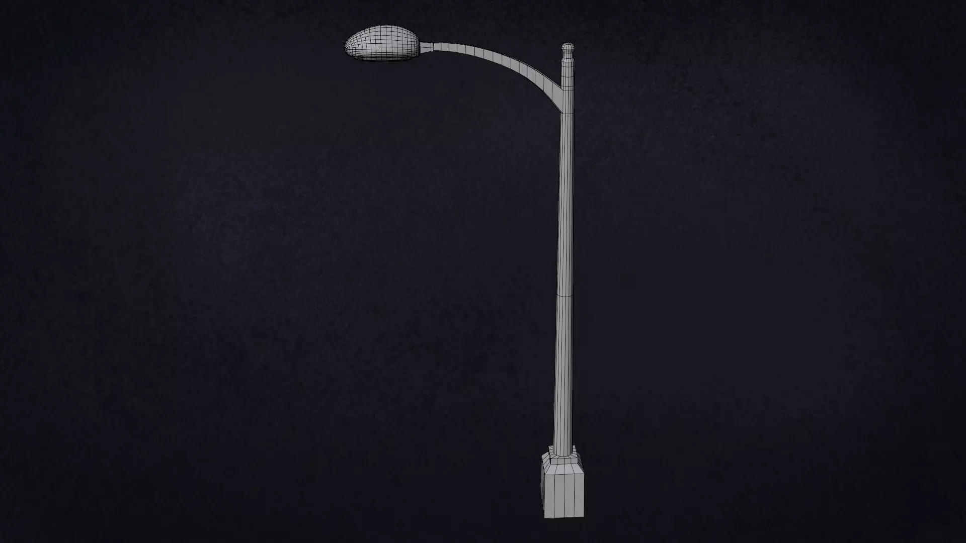 Lamp Street Light Post Series ModernUrbanLux LT1 N1 3D model_19
