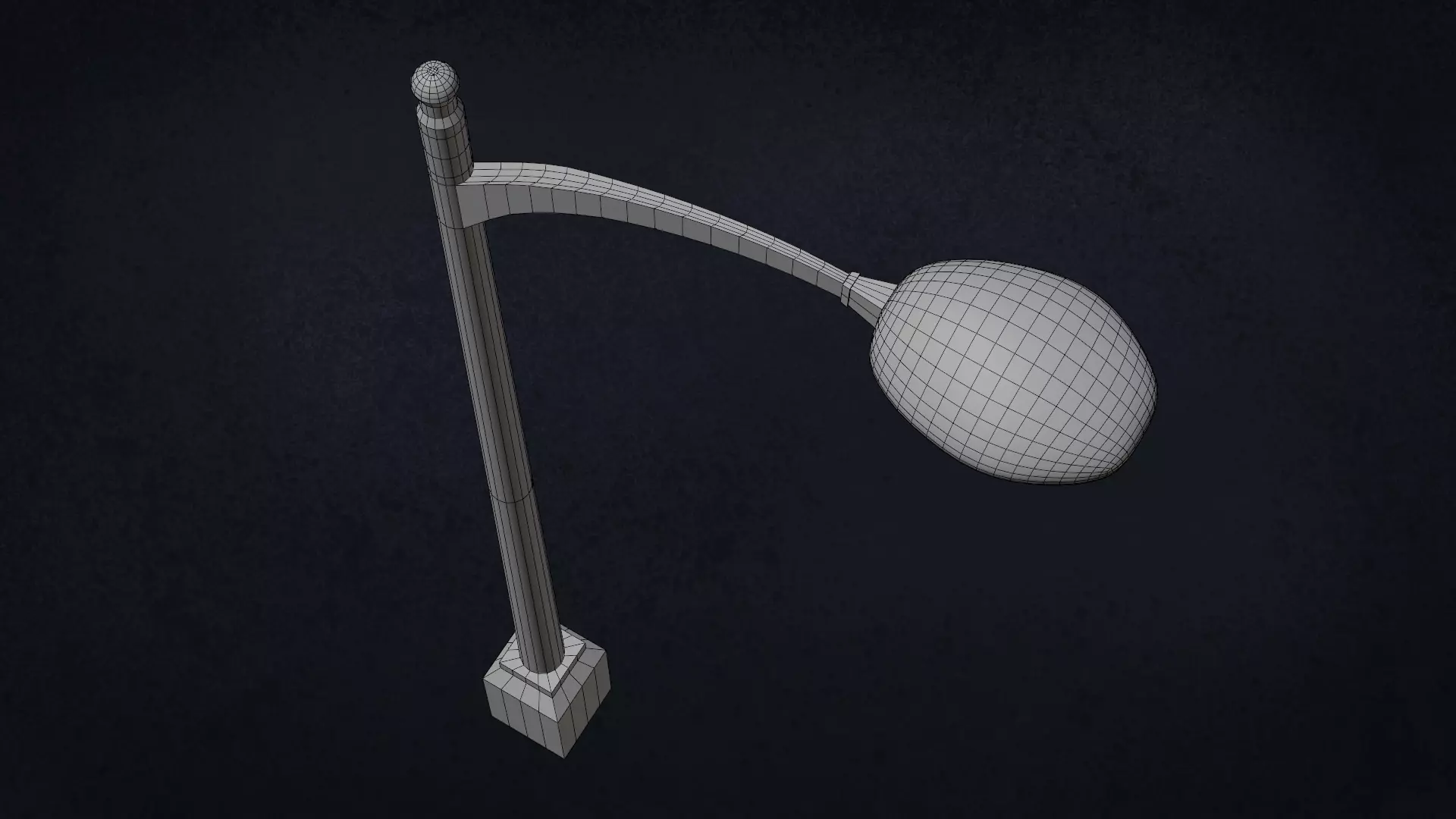 Lamp Street Light Post Series ModernUrbanLux LT1 N1 3D model_24