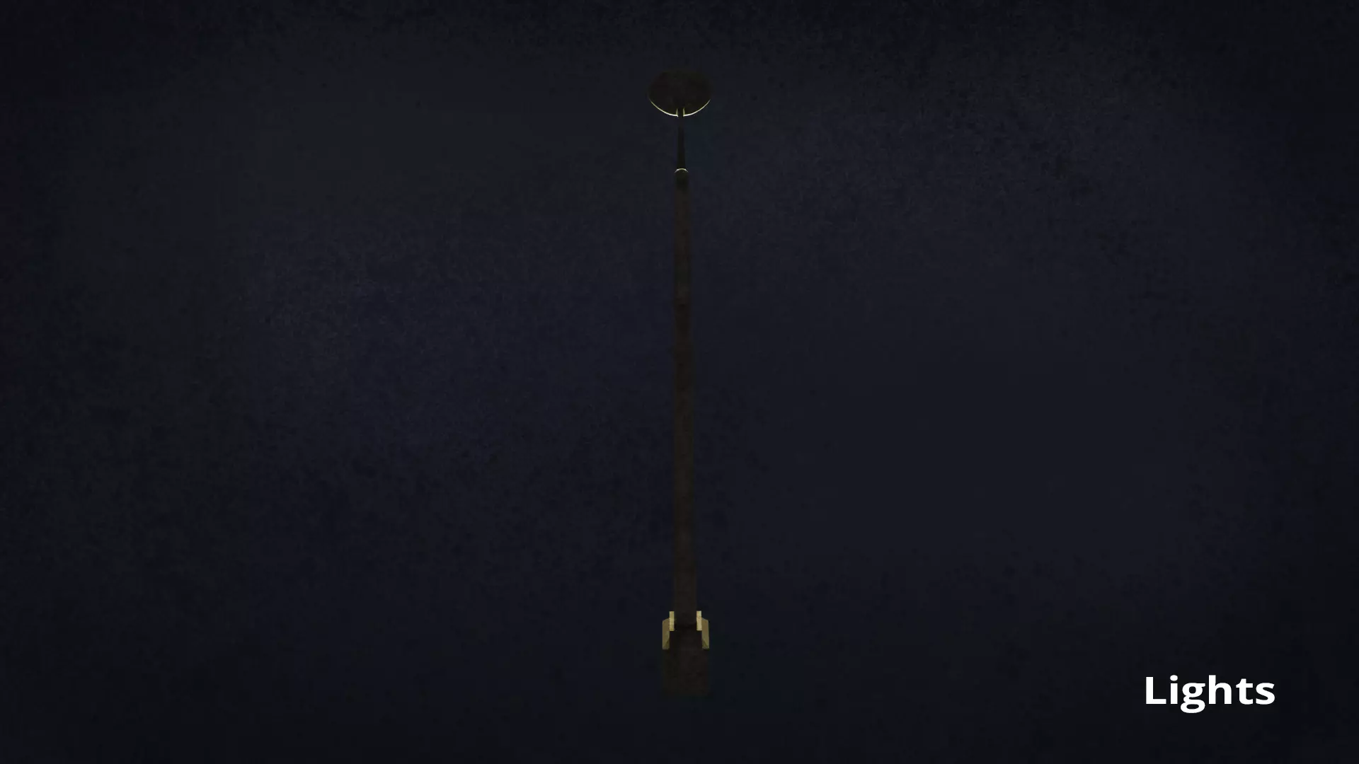 Lamp Street Light Post Series ModernUrbanLux LT1 N1 3D model_11