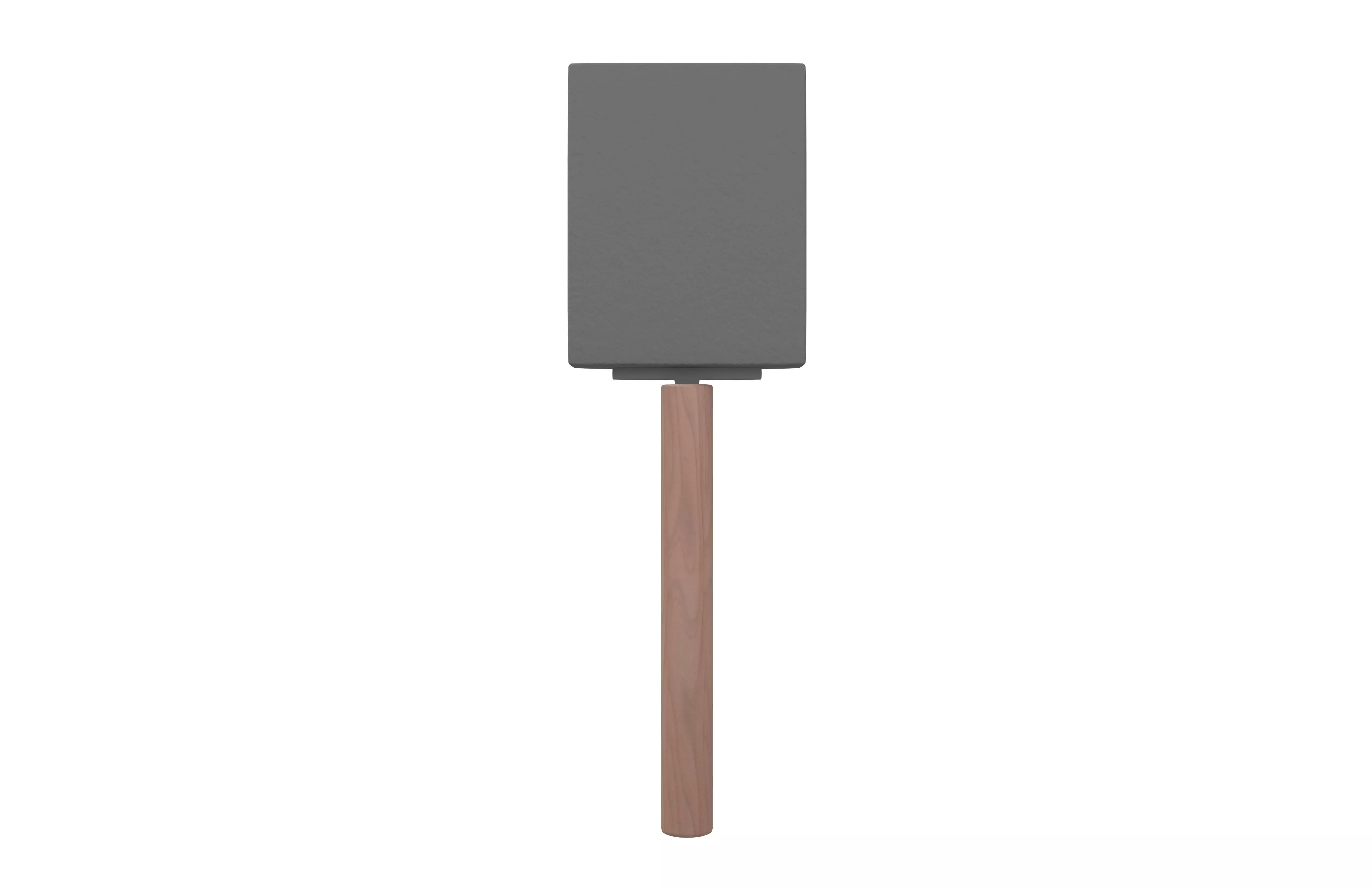 Foam Paint Brush v1 001 Low-poly 3D model_1