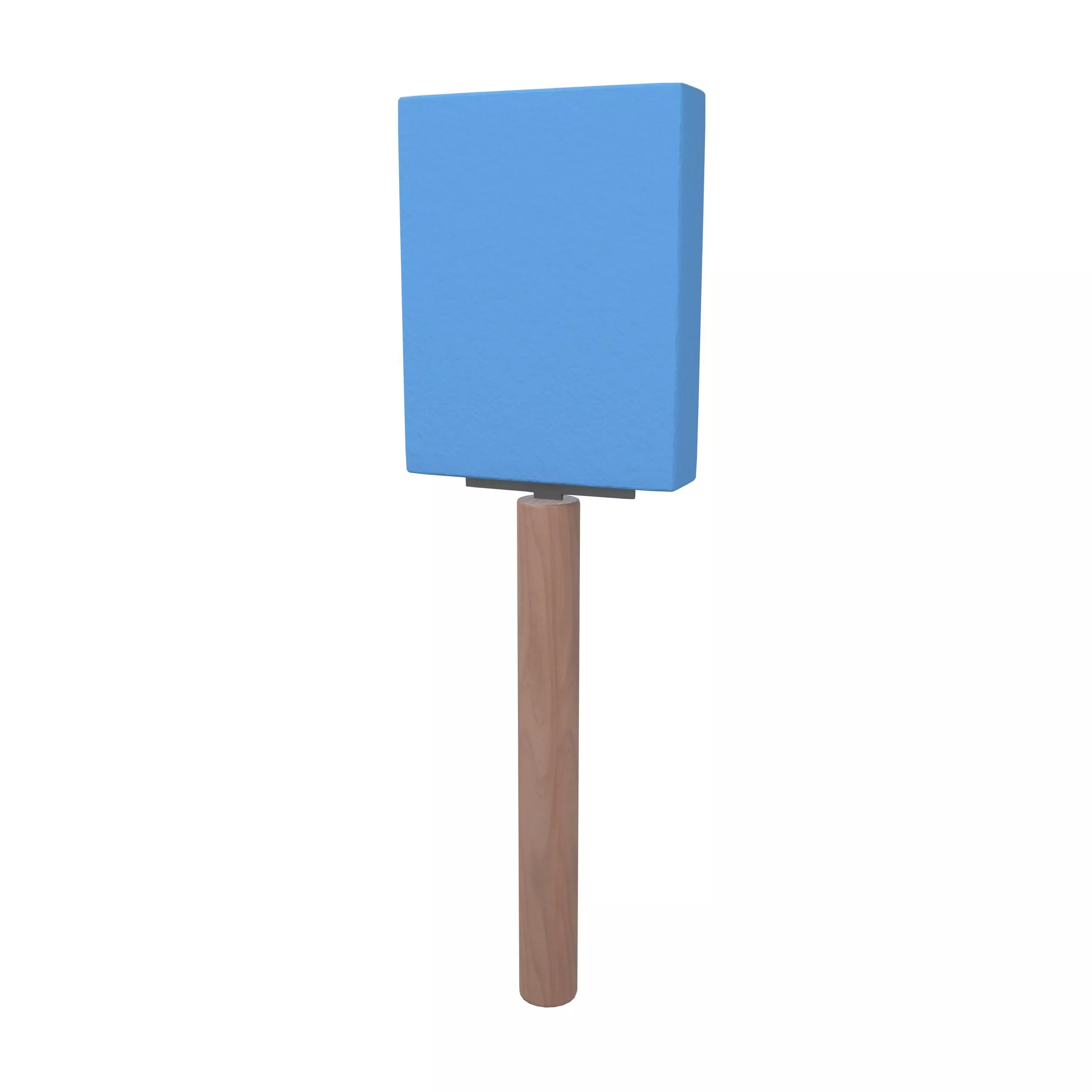 Foam Paint Brush v1 002 Low-poly 3D model_0