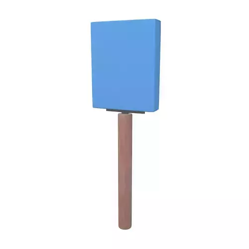 Foam Paint Brush v1 002 Low-poly 3D model Foam Paint Brush v1 002 Low-poly 3D model