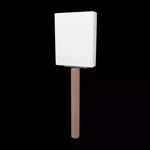 Foam Paint Brush v1 003 Low-poly 3D model Foam Paint Brush v1 003 Low-poly 3D model