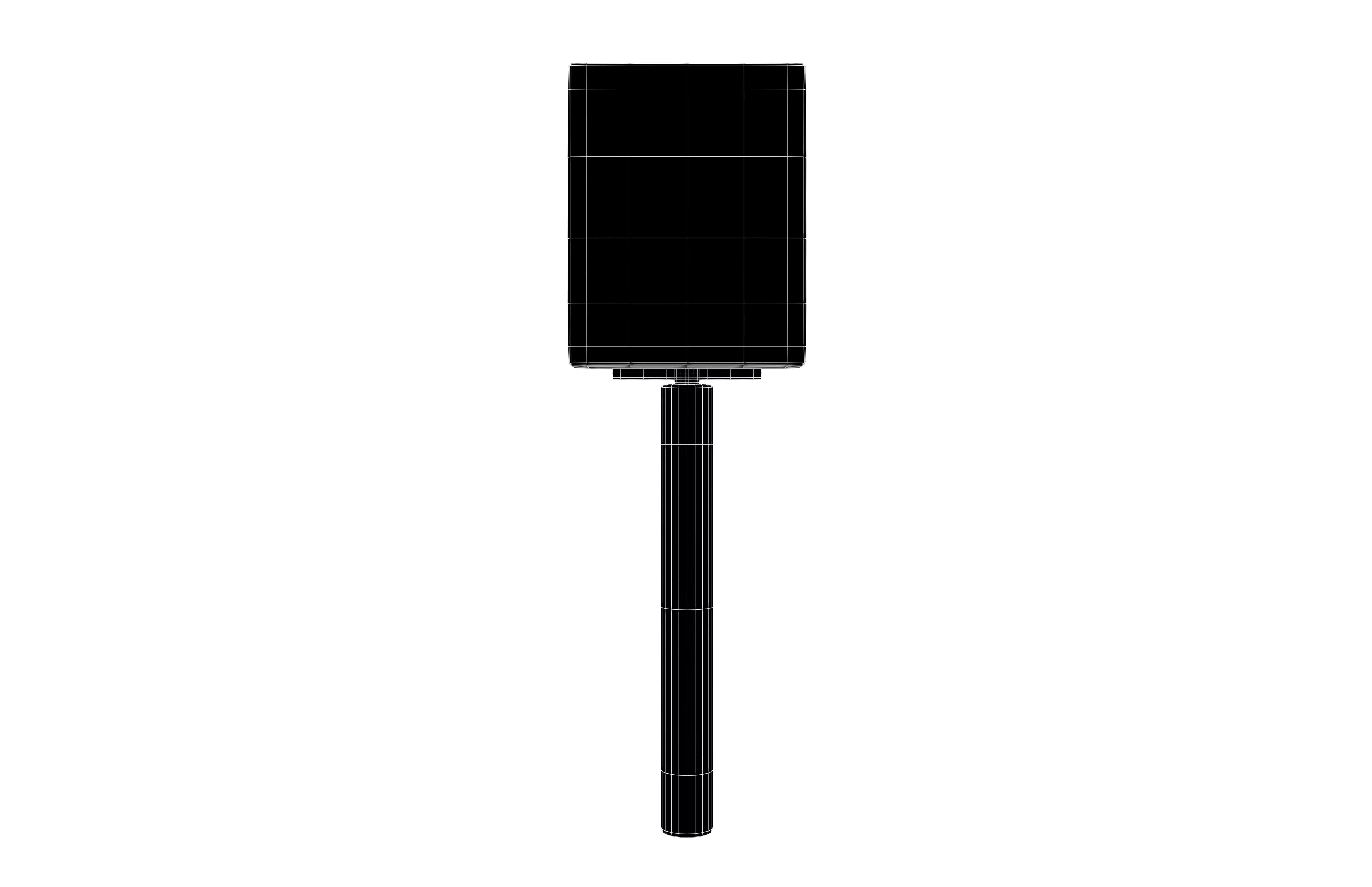 Foam Paint Brush v1 003 Low-poly 3D model_5