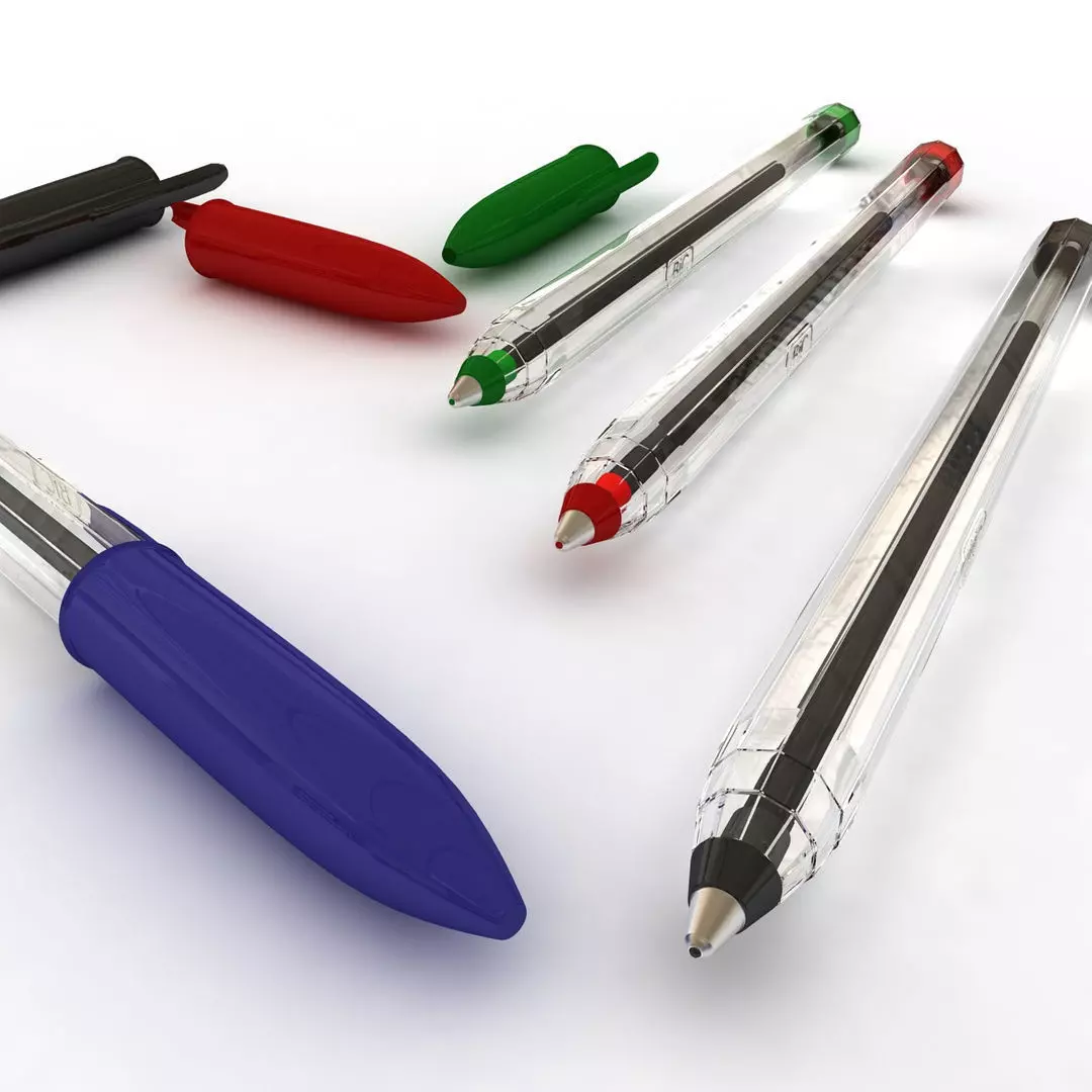 Ballpoint Pen 3D model_0