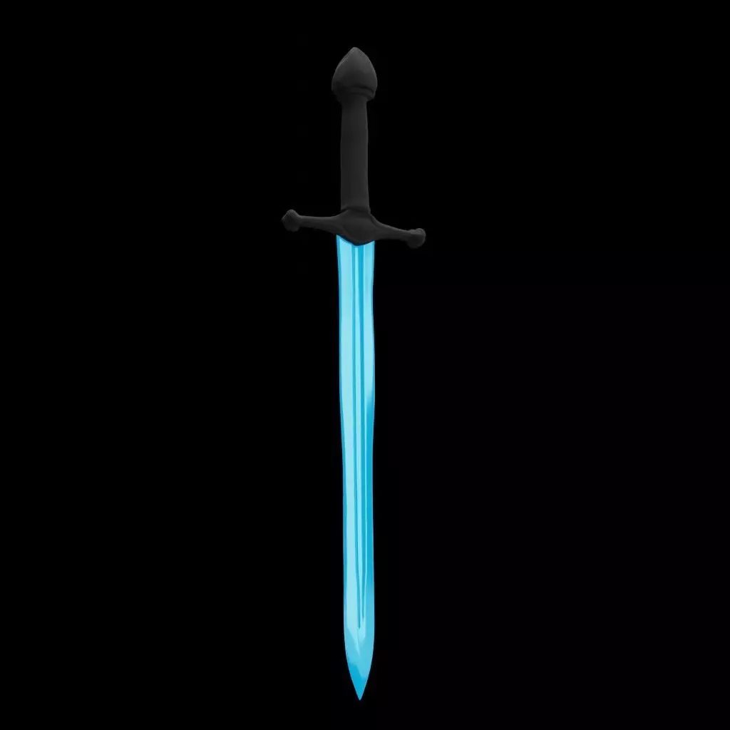 Glow Blade Fantasy Sword 3D model_1