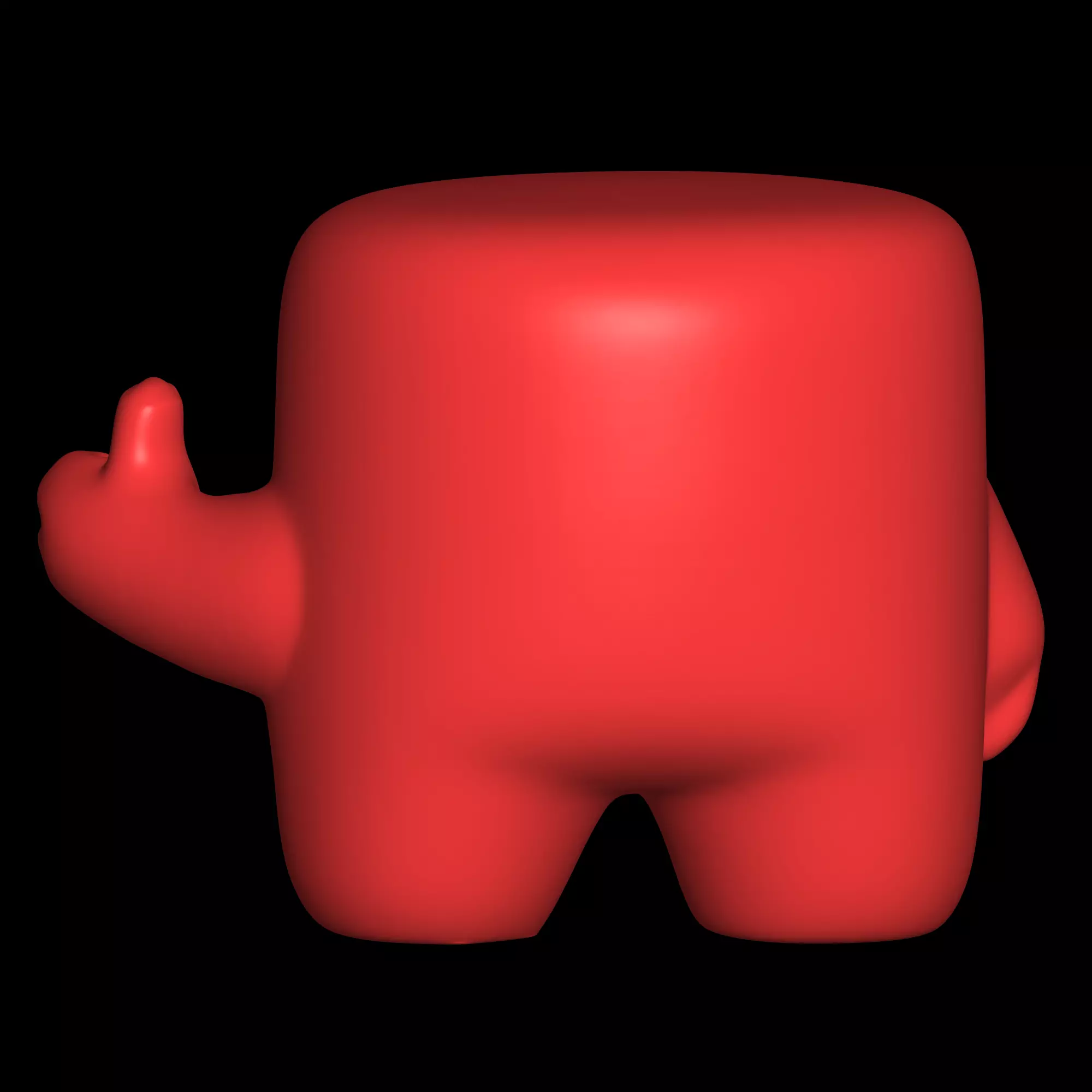 super meat boy design 3D print model_2