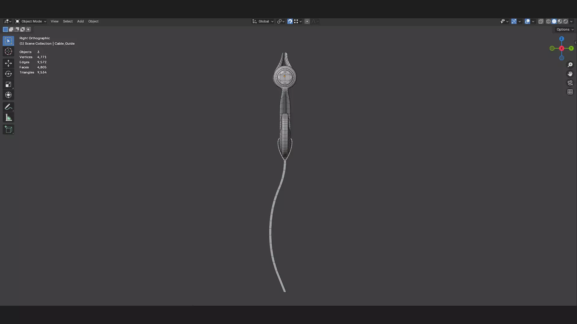 heavy duty winch crane or tow slip hook 3d model 3D model_10