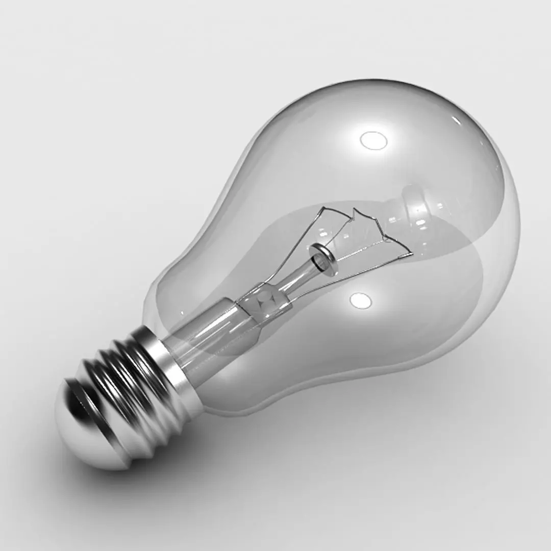 Electric bulb 3D model_0