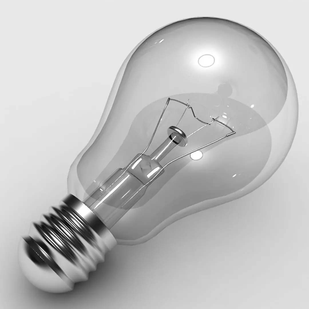 Electric bulb 3D model_4