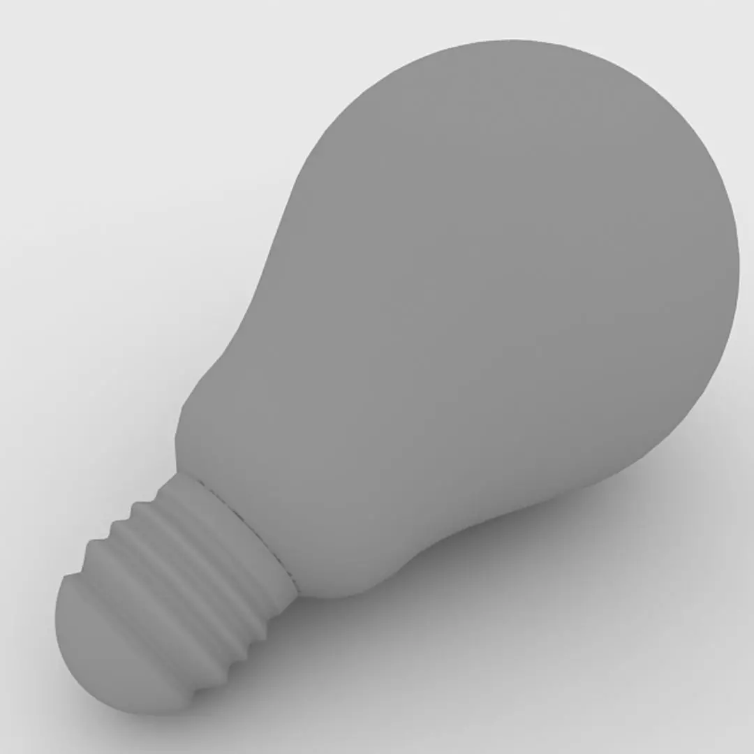 Electric bulb 3D model_5