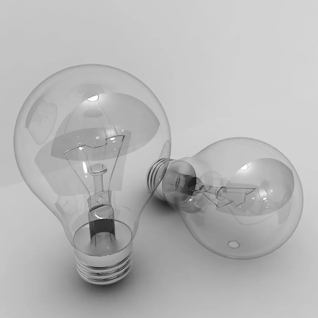 Electric bulb 3D model_7