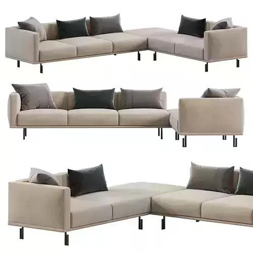 Sofa Binario by Flou