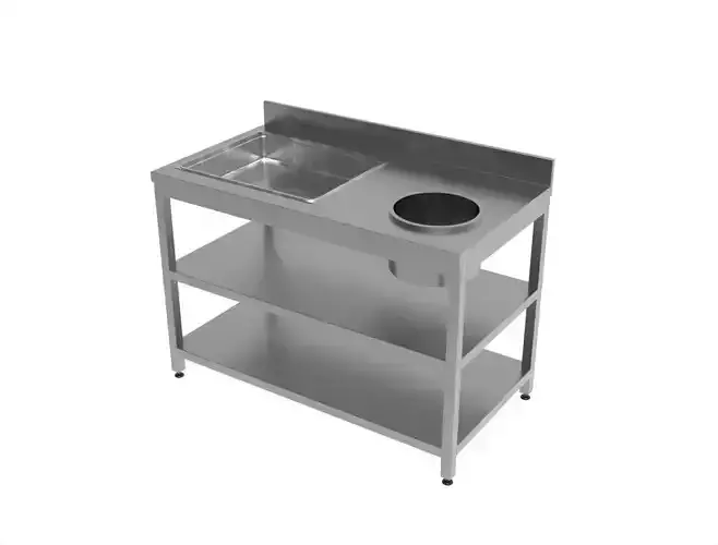 Broasted seasoning table