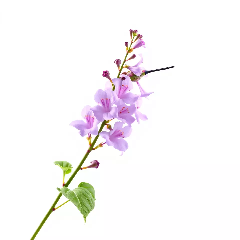 Lavender Floral Stalk model pack Low-poly 3D model_2
