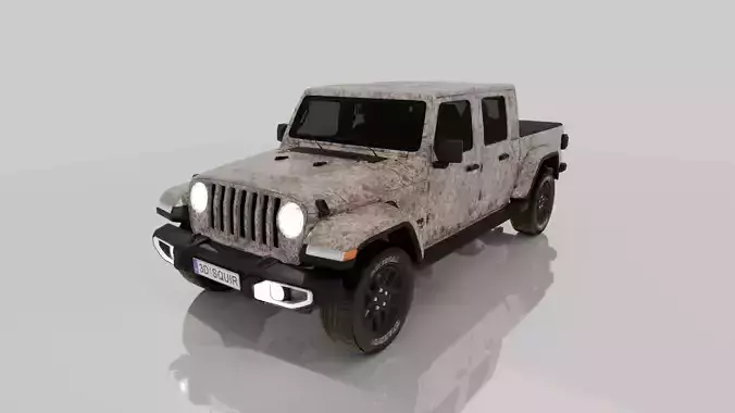 Military Jeep 3D Model - High Quality Game Ready Detailed