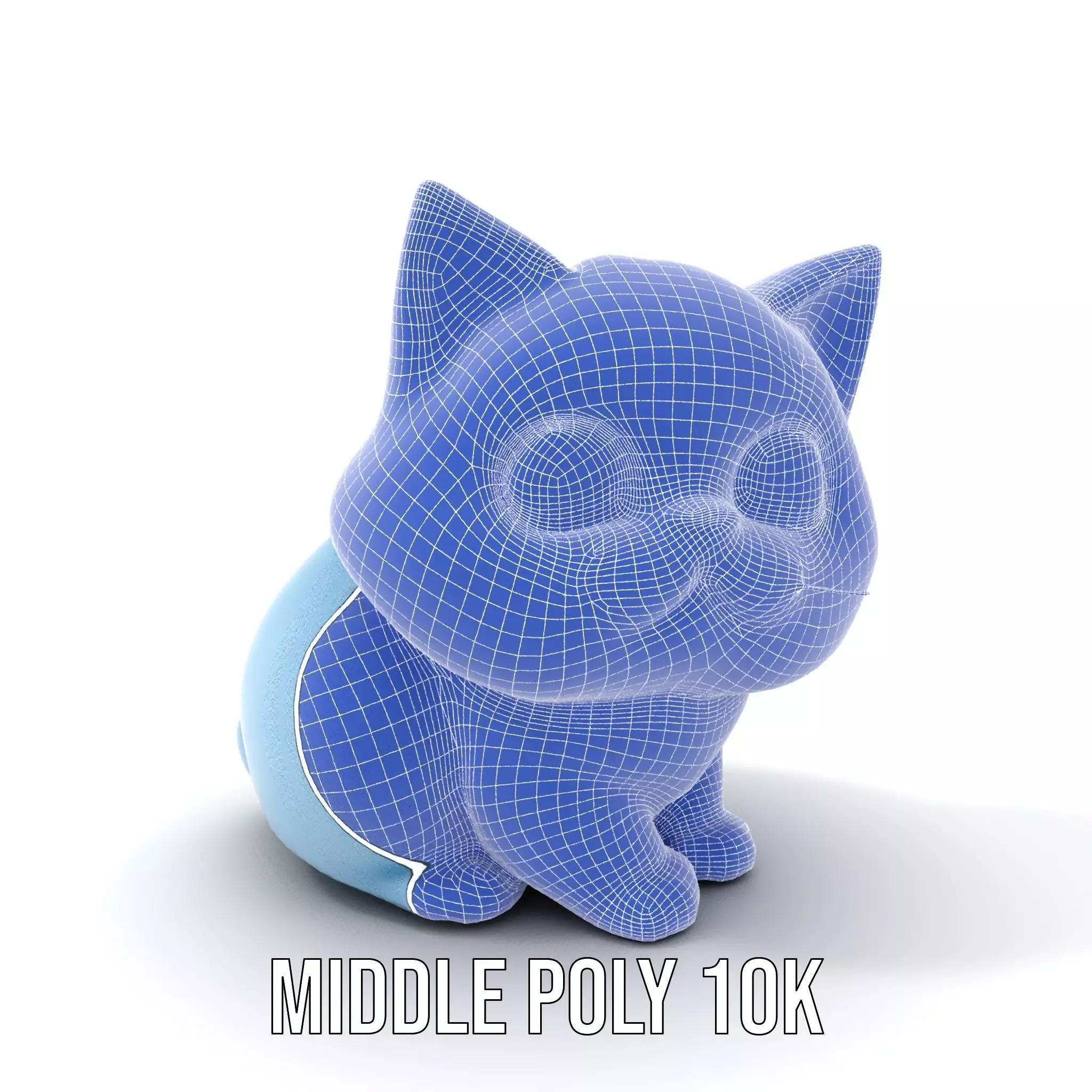 Adorable Blue Kitten model pack Low-poly 3D model_15