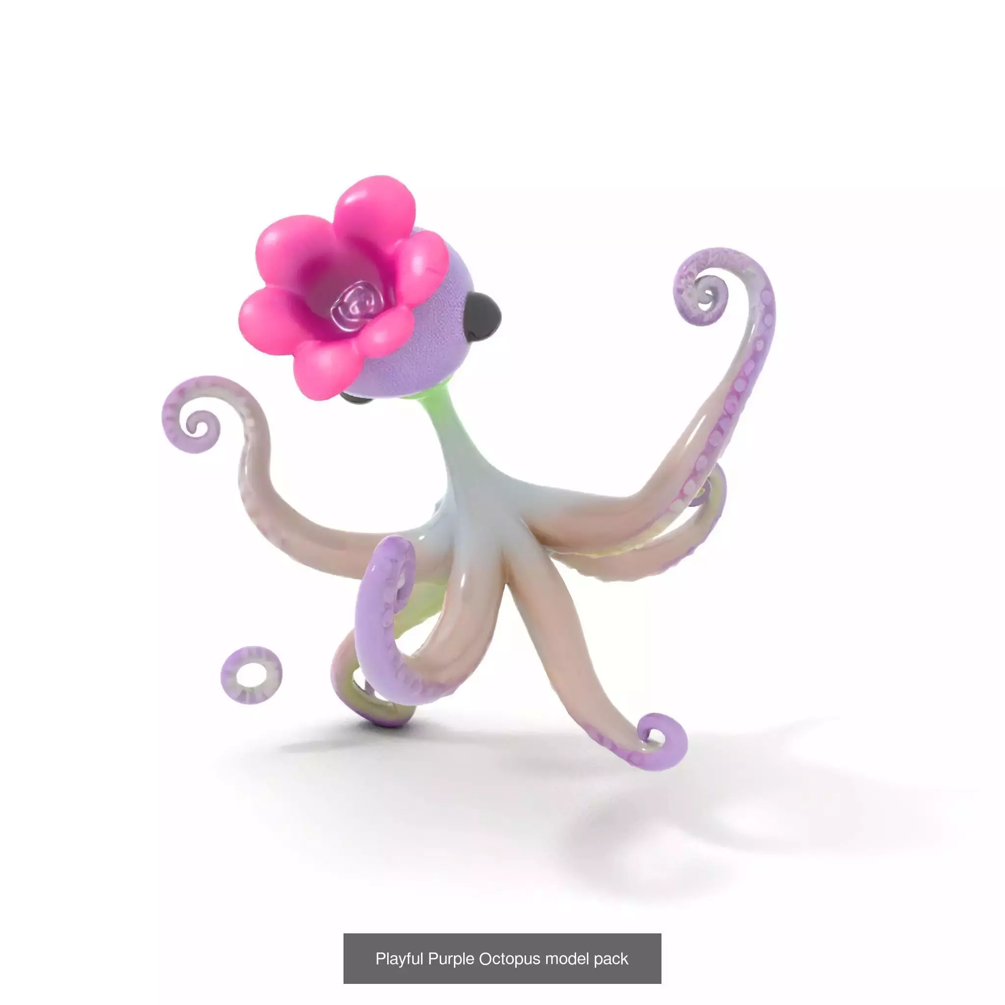 Whimsical Creature Plant Models 3D Model Collection_13