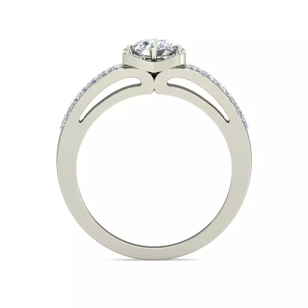 Women Ring Render 3dm STL OBJ FBX Details 3D print model_1