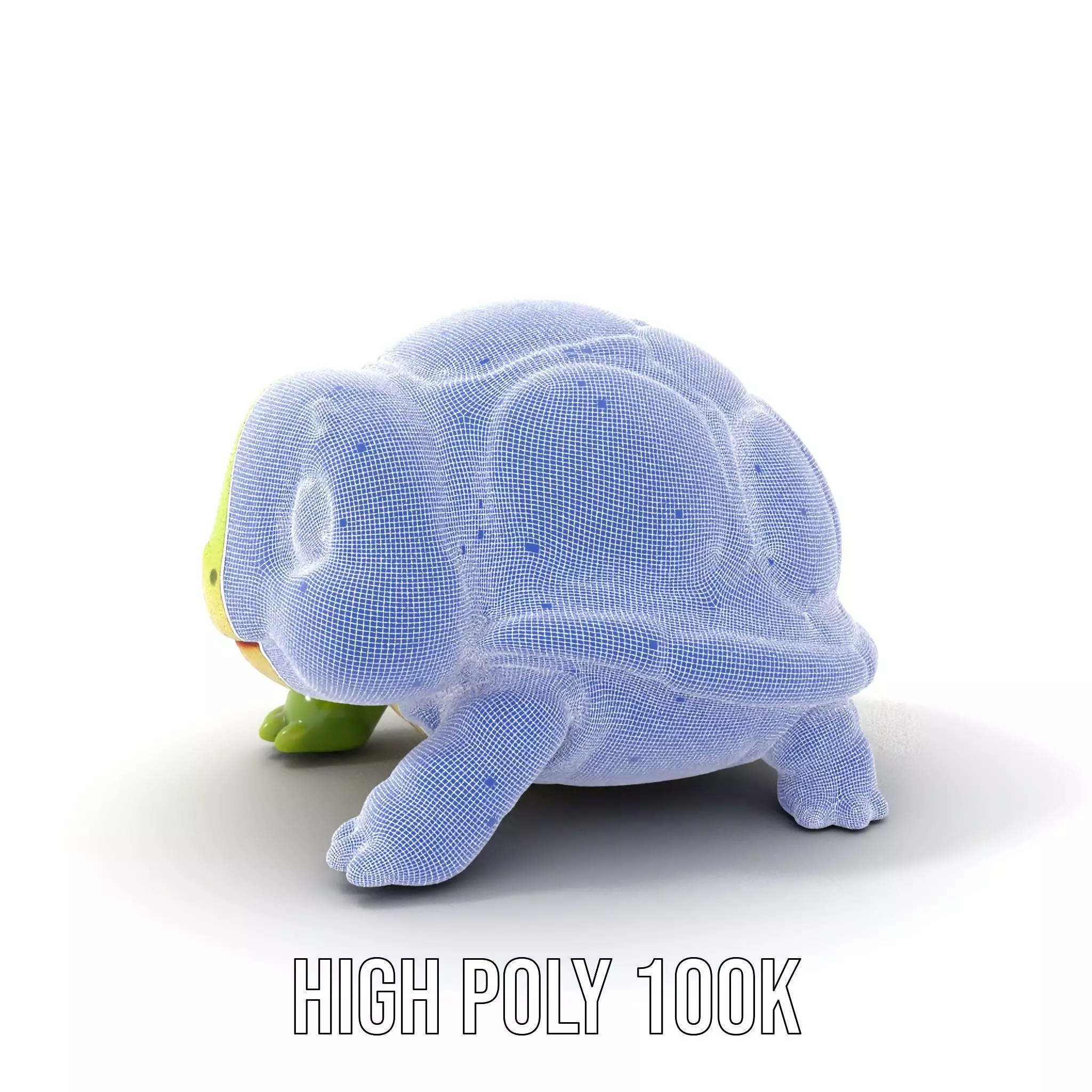 Cheerful Green Turtle model pack Low-poly 3D model_4