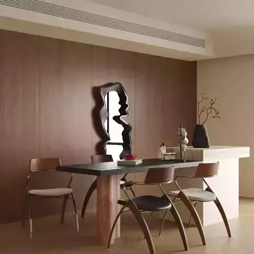 Retro style island table and chairs