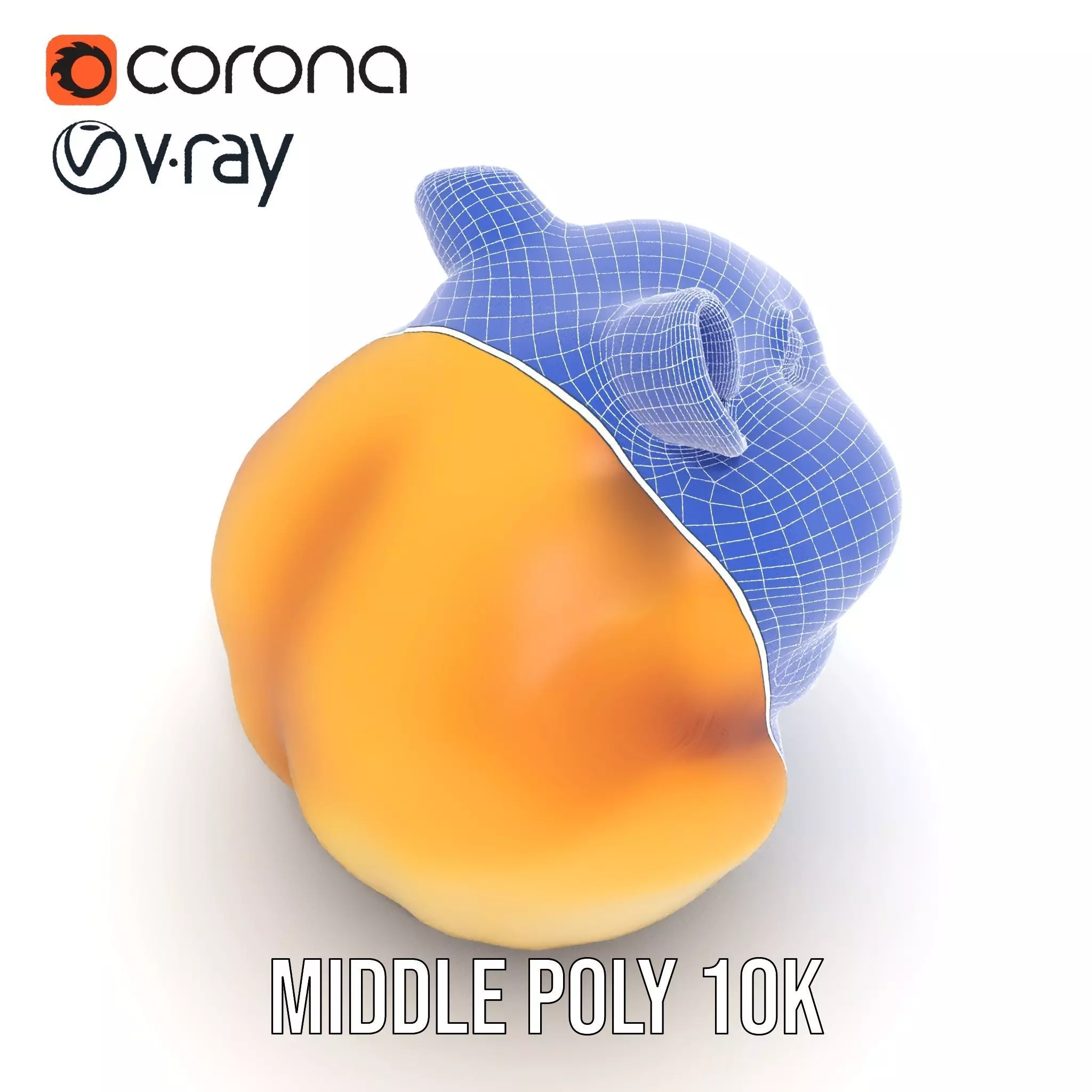 Golden Hamster model pack Low-poly 3D model_16