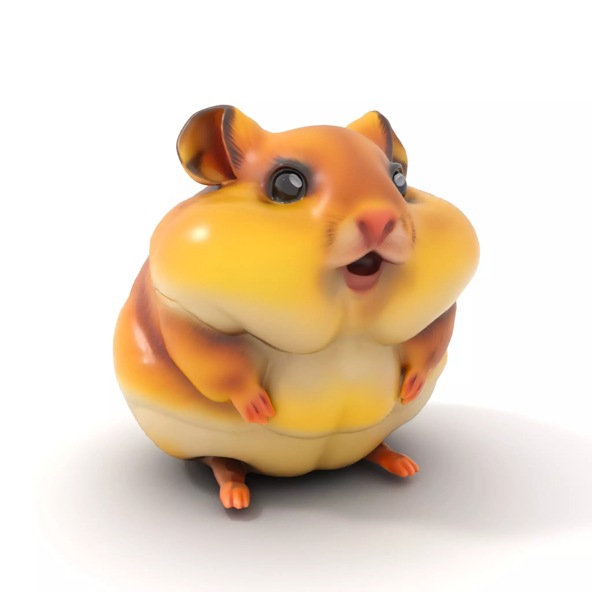 Golden Hamster model pack Low-poly 3D model_0