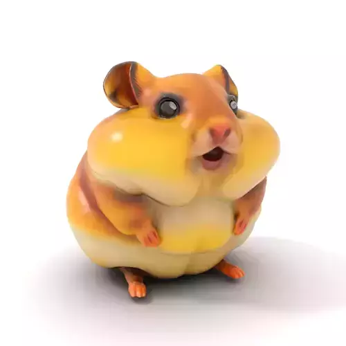 Golden Hamster model pack Low-poly 3D model